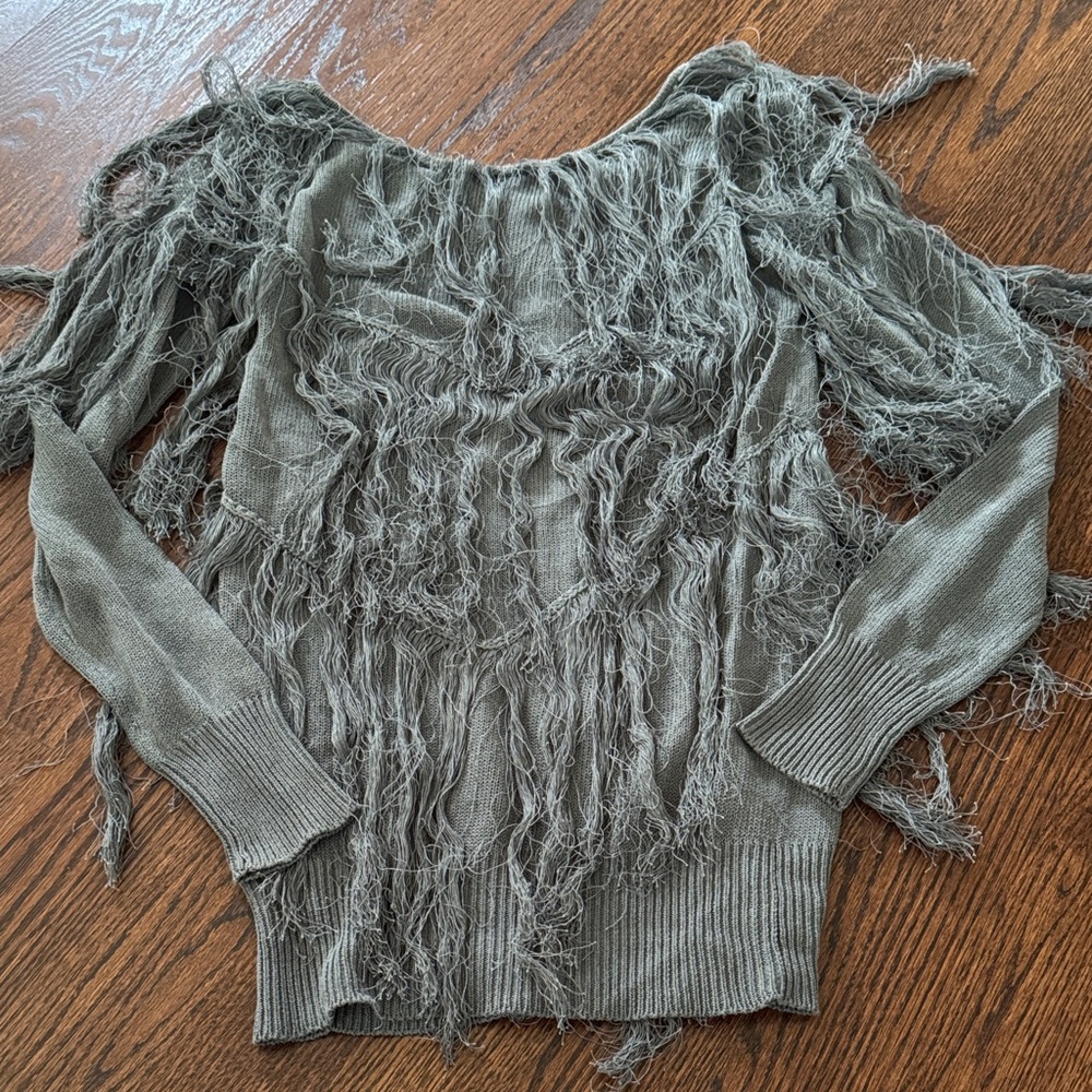 Nicholas K Fringe Sweater